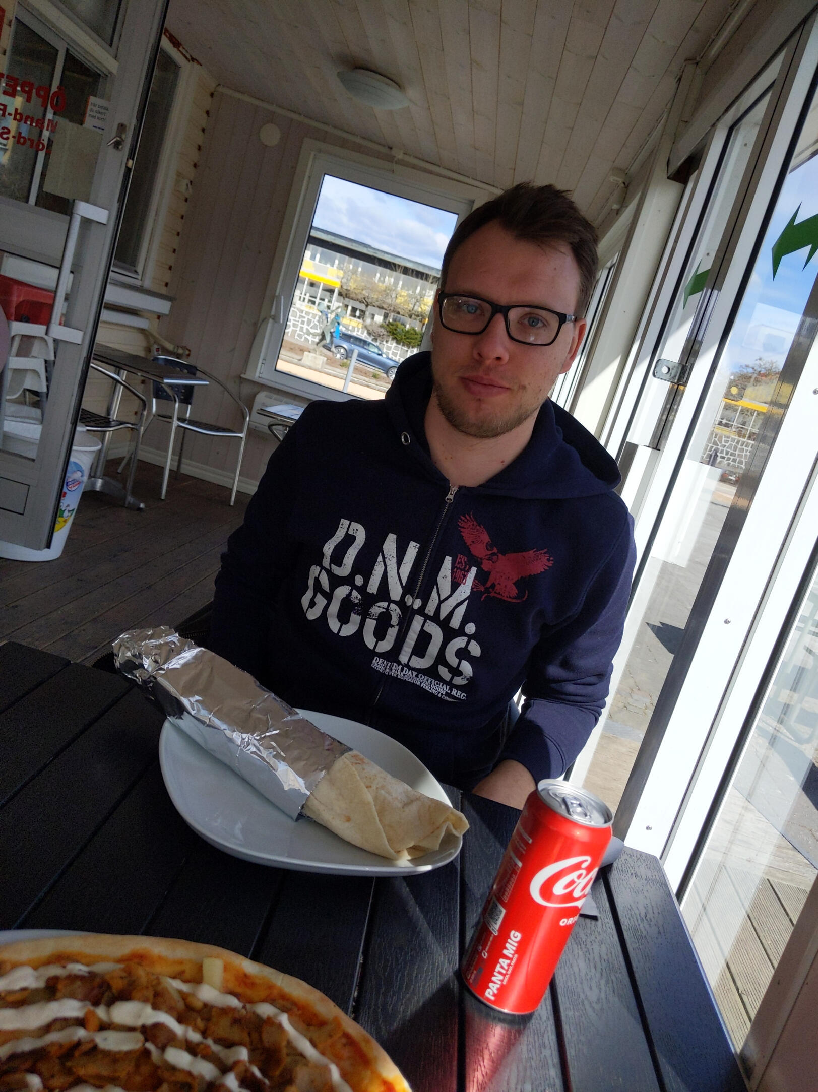 Varje dag i Osby avslutades med en besök på Torggrillen